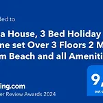 Litha House, 3 Bed Holiday Home Set Over 3 Floors 2 Mins From Beach And All Amenities